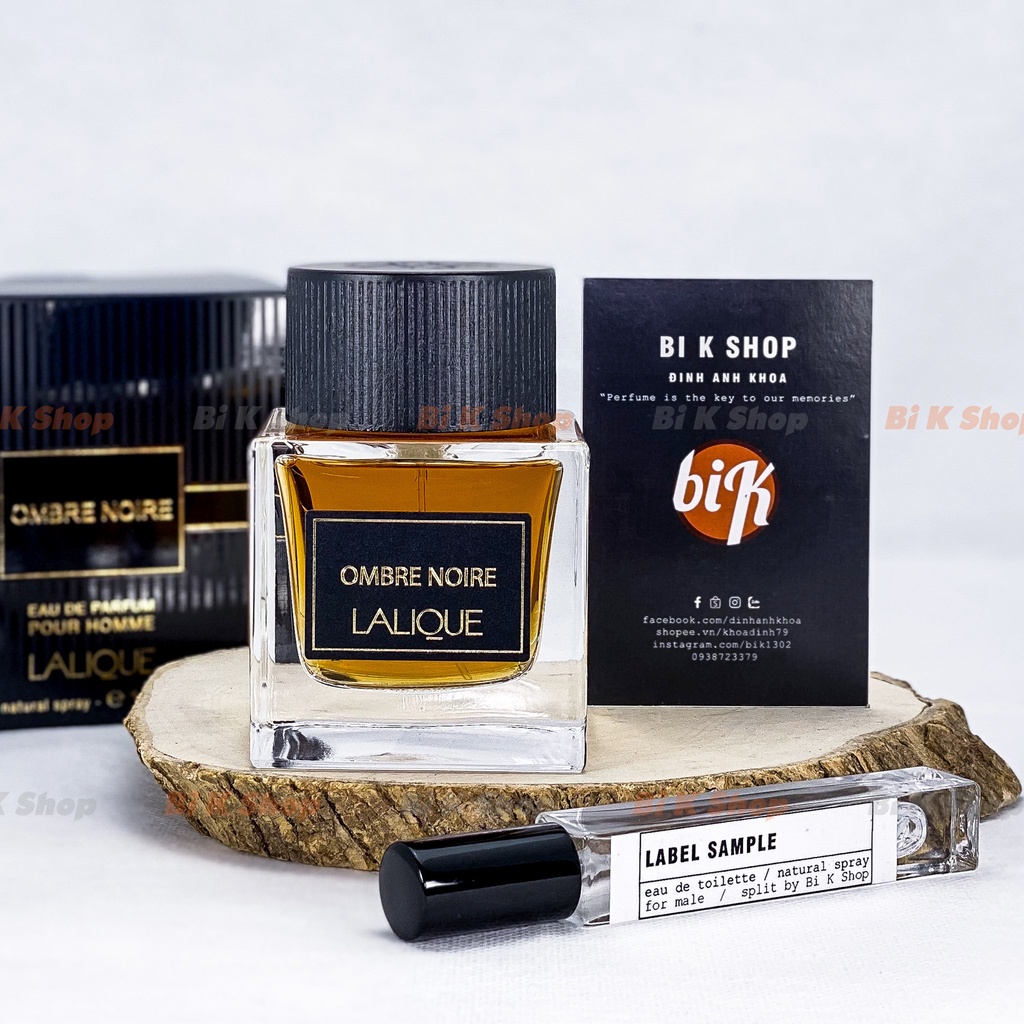 Bi K Shop - Nước hoa nam Ombre Noire Lalique [Mẫu thử]