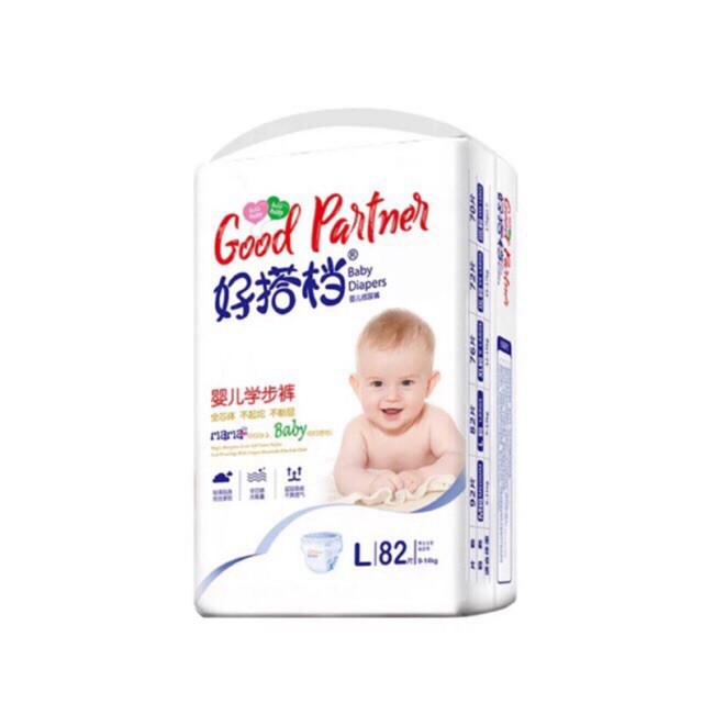 Bỉm/Tã Quần trẻ em Good Partner M-92/L-82/XL-76/XXL-72