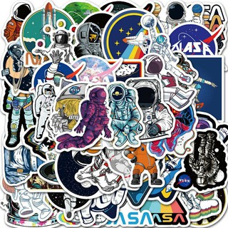 Nhãn dán sticker không thấm nước chủ đề Nasa vũ trụ phi hành gia