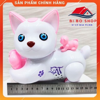 Mèo con chạy pin di chuyển, phát nhạc, kêu meo meo bi bo shop