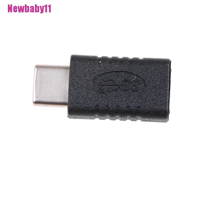 (Baby11) Usb 3.1 Type-C Male To Female Sync Sync Adapter For Laptop Mobilephone