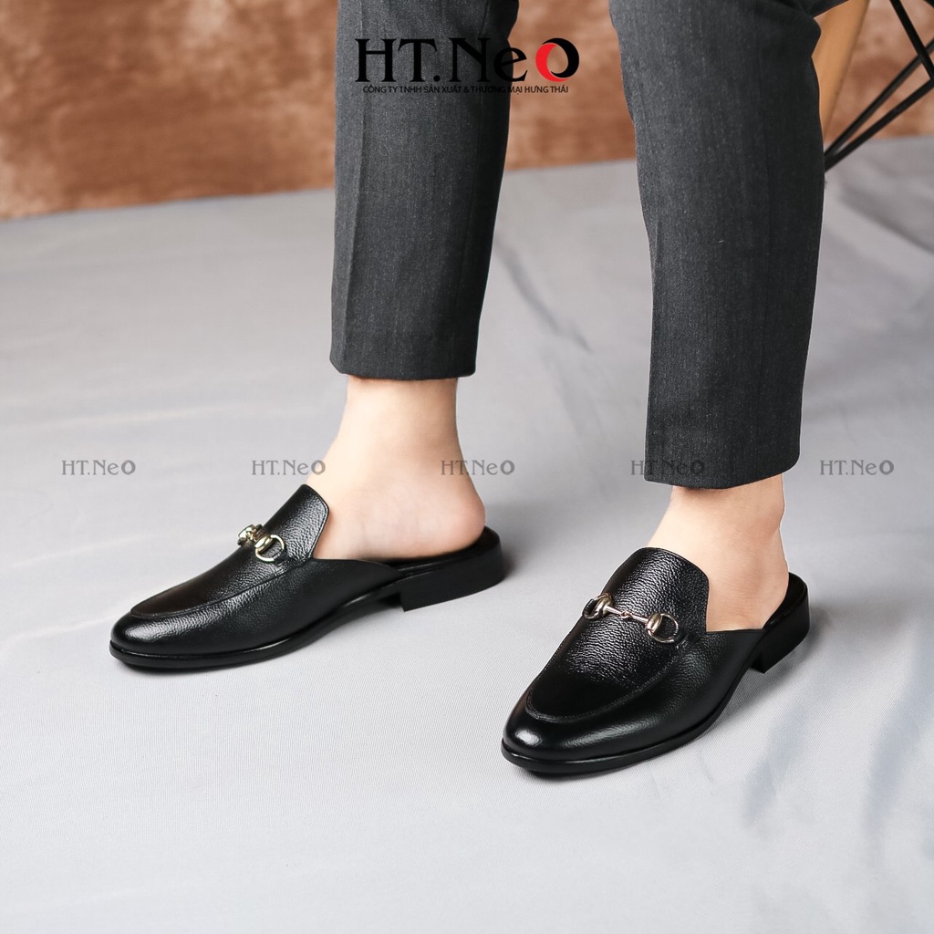 Sục nam - Giày sục nam da bò nguyên miếng HT.NEO Da bò thật 100% , đế phíp cao cấp. THIẾT KẾ SÁNG TRỌNG LỊCH THIỆP S001 | BigBuy360 - bigbuy360.vn