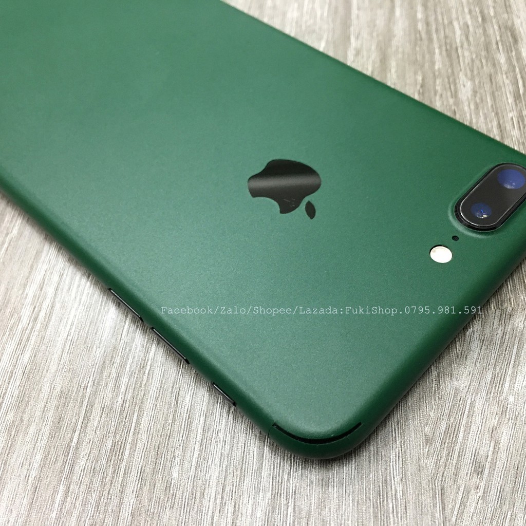 [IPHONE]Tấm Dán Skin mặt sau Midnight Green Full Viền Dành 5 6 7 8 6plus 7plus 8plus X XS XR XSMAX 11 PRO MAX 12 PRO MAX