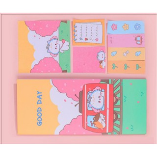 Note Gấp Gọn Hình Cô Gái Siêu Dễ Thương