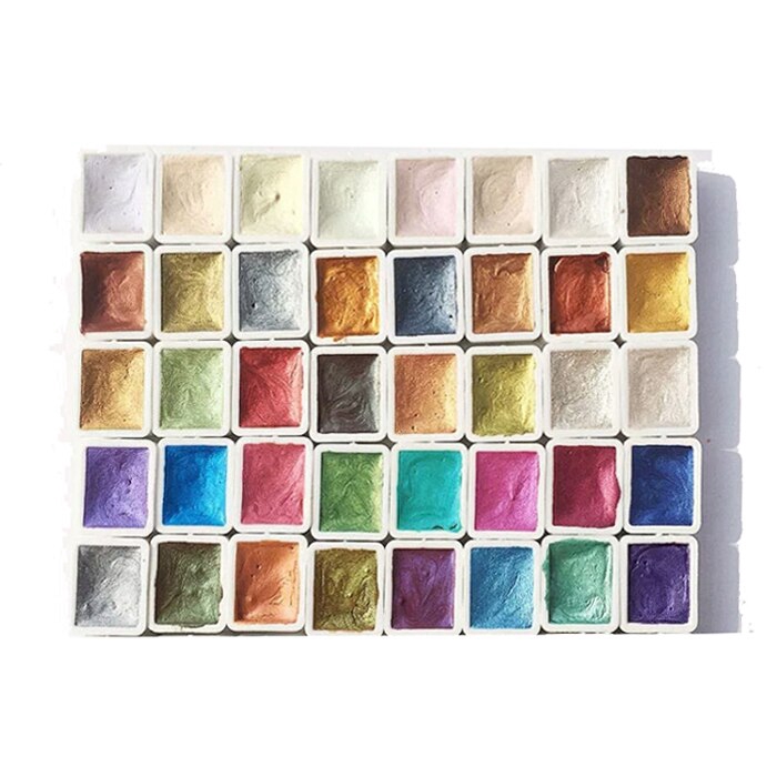 Màu nước ánh kim 36 tông màu tiện dụng