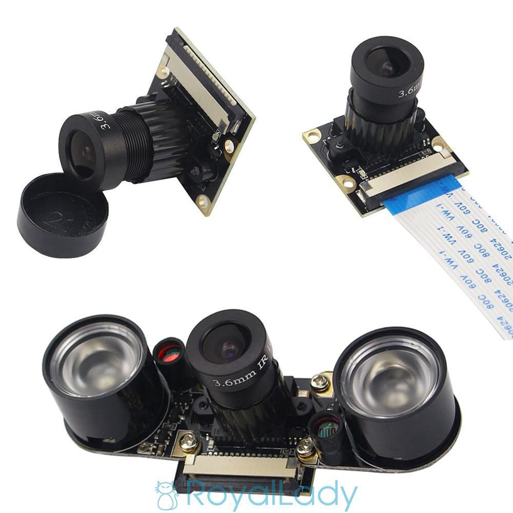 Mô-đun camera hồng ngoại hỗ trợ nhìn đêm cho Raspberry Pi 3 Model B / 2B / B + / A