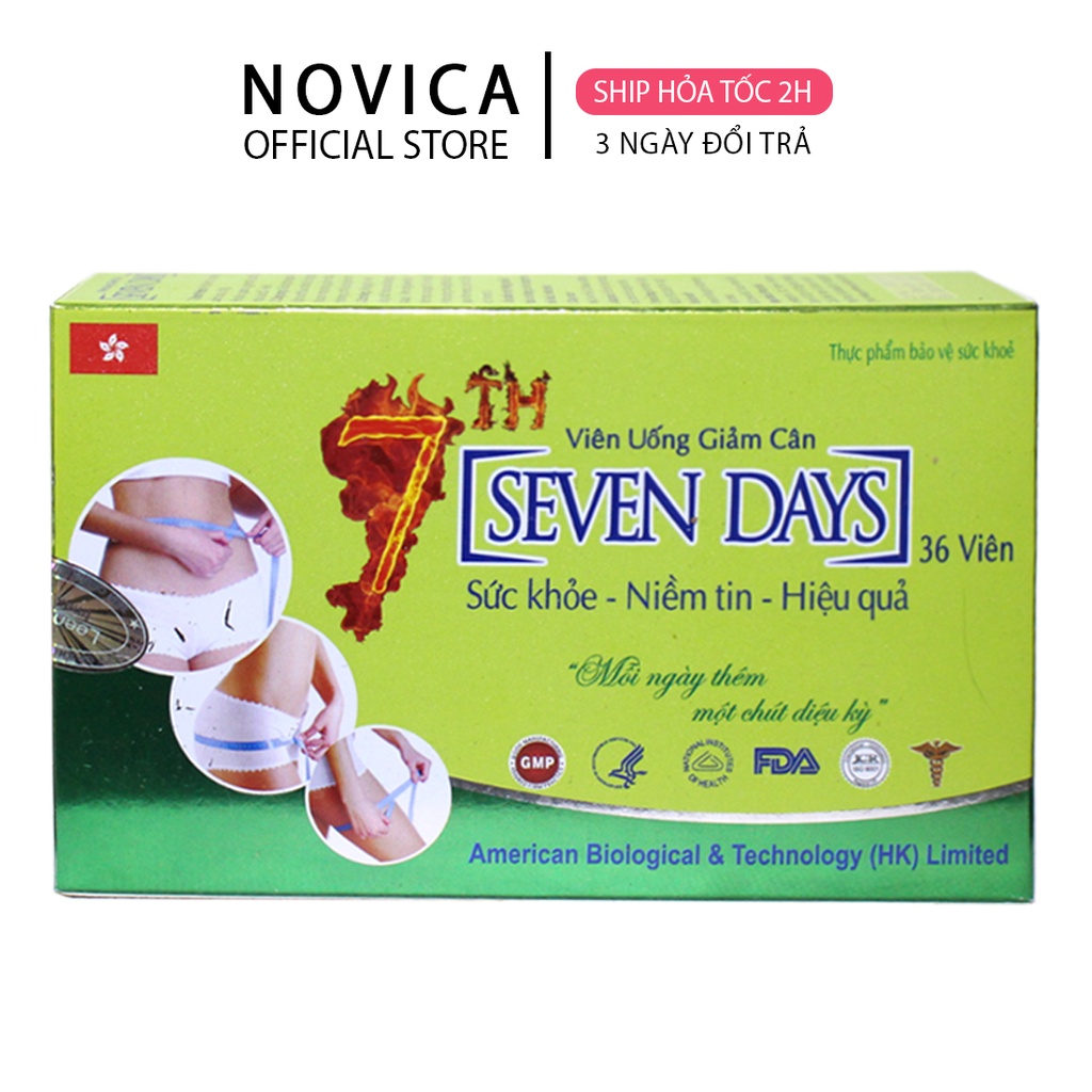 VIÊN UỐNG GIẢM CÂN SEVEN DAYS (sản phẩm này ko phải là thuốc ko có tác dụng thay thế thuốc chữa bệnh) MINH KHANG