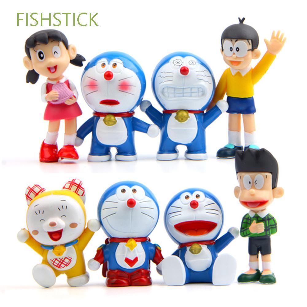 Set 8 Mô Hình Đồ Chơi Nhân Vật Shizuka Minamoto Trong Phim Hoạt Hình Doraemon