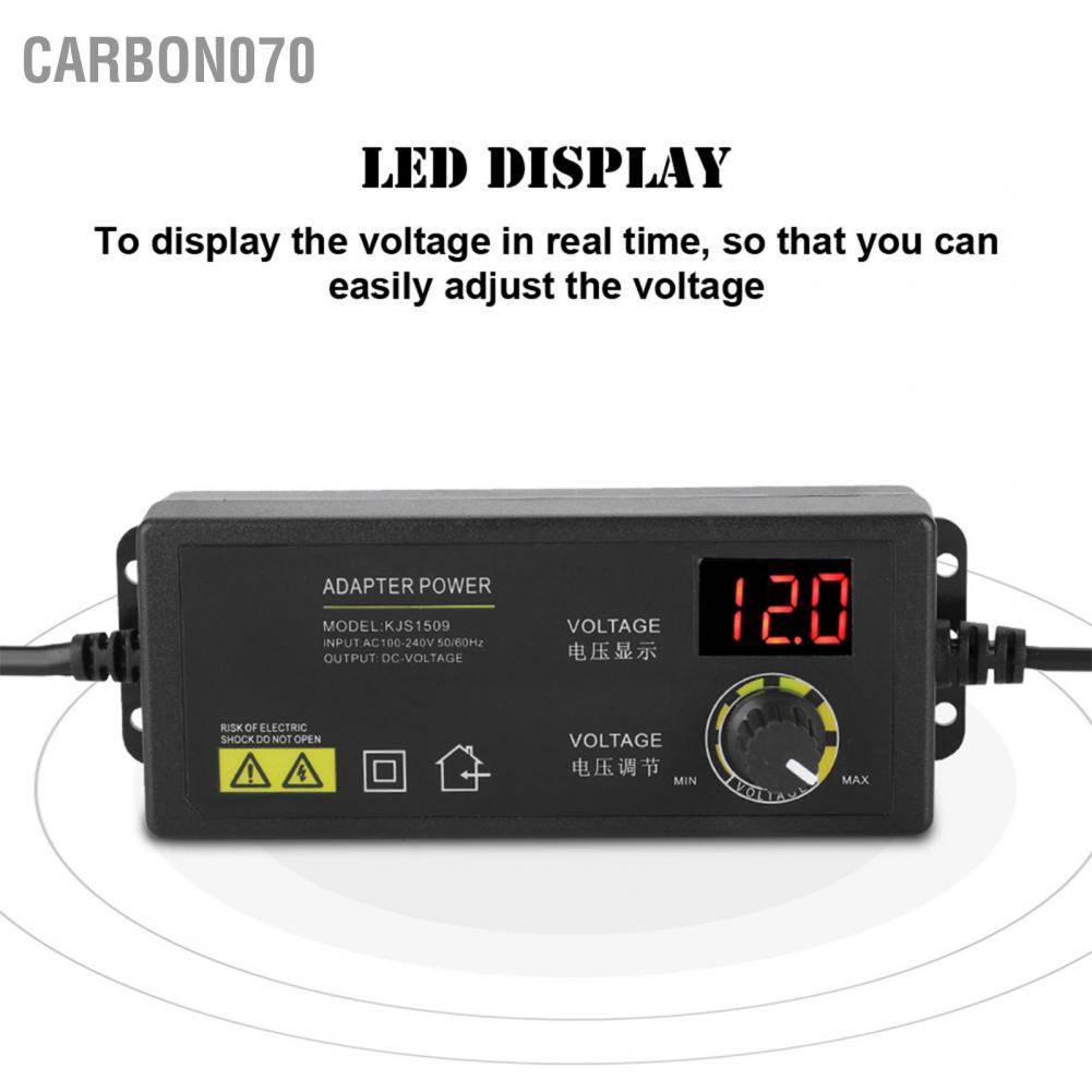 🌟Hàng Sẵn 60W 5A 3-12V Nguồn Adapter điều chỉnh điện áp / tốc độ / nhiệt độ EU 100-240V chất lượng tốt