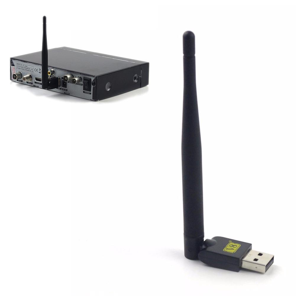 Thiết bị chuyển đổi ăng ten TV thường thành smart TV Freesat V8 USB 150Mbps
