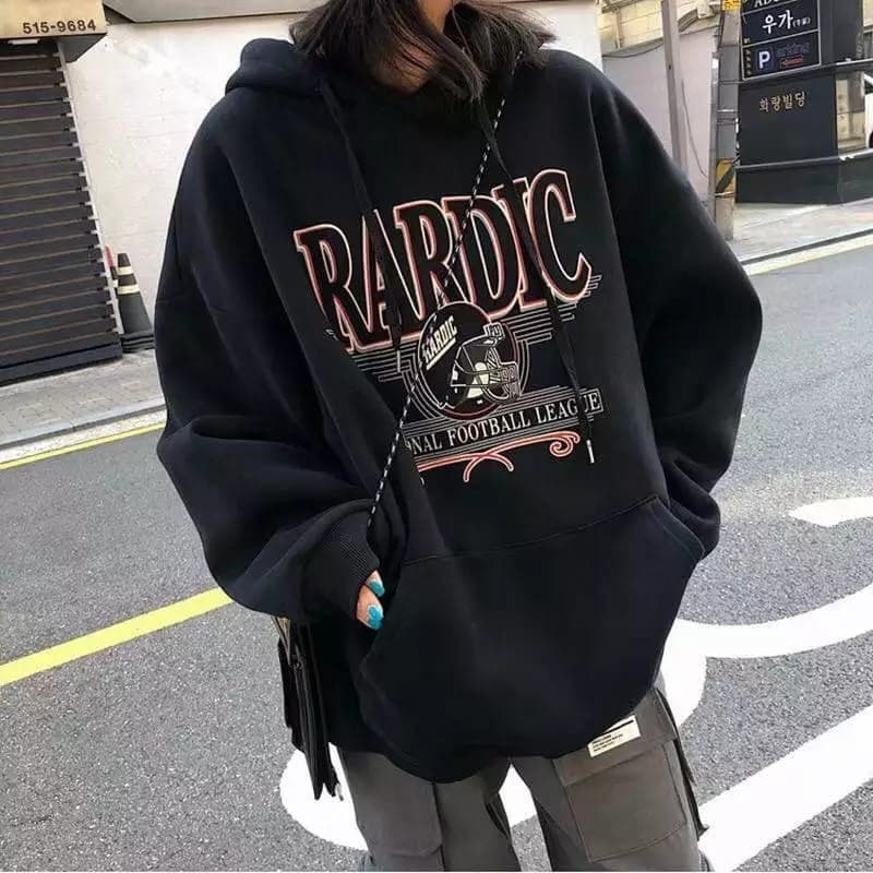 Áo Hoodie Dáng Rộng Thời Trang Cá Tính Cho Nam Nữ