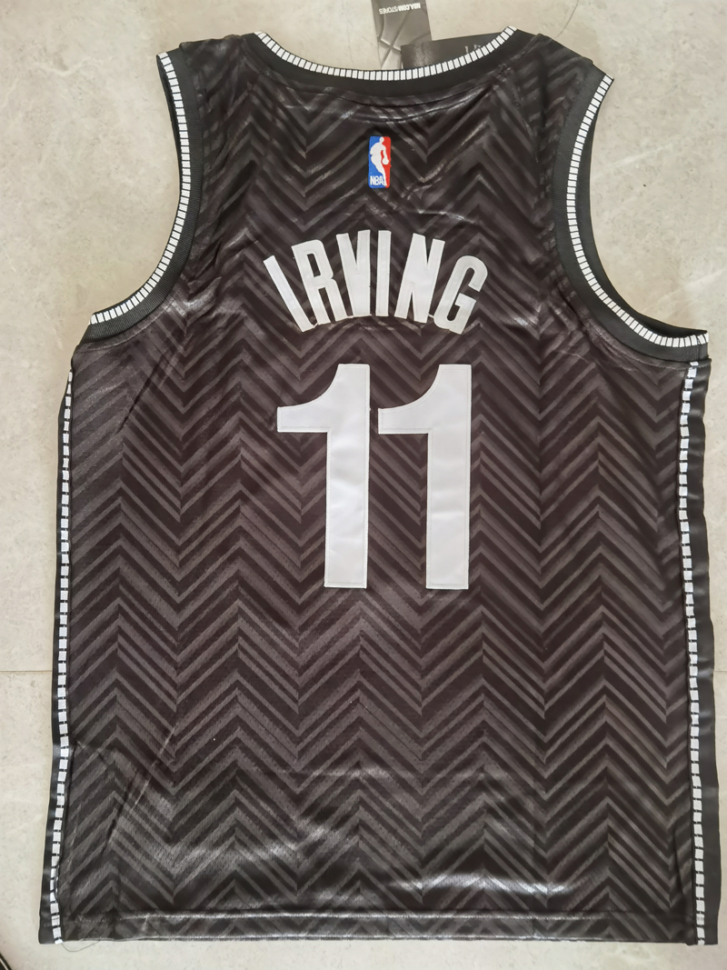 NBA Áo Thun Bóng Rổ Thời Trang 2021 Brooklyn Nets Kyrie Irving