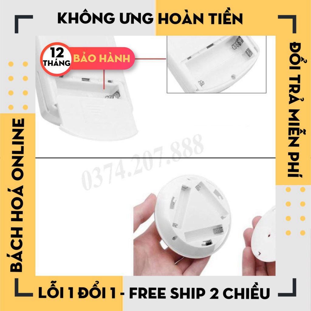 Đèn LED dán tường có điều khiển từ xa, hẹn giờ, điều chỉnh mức sáng tiện lợi-Bộ 3 bóng đèn kèm điều khiển - GD224