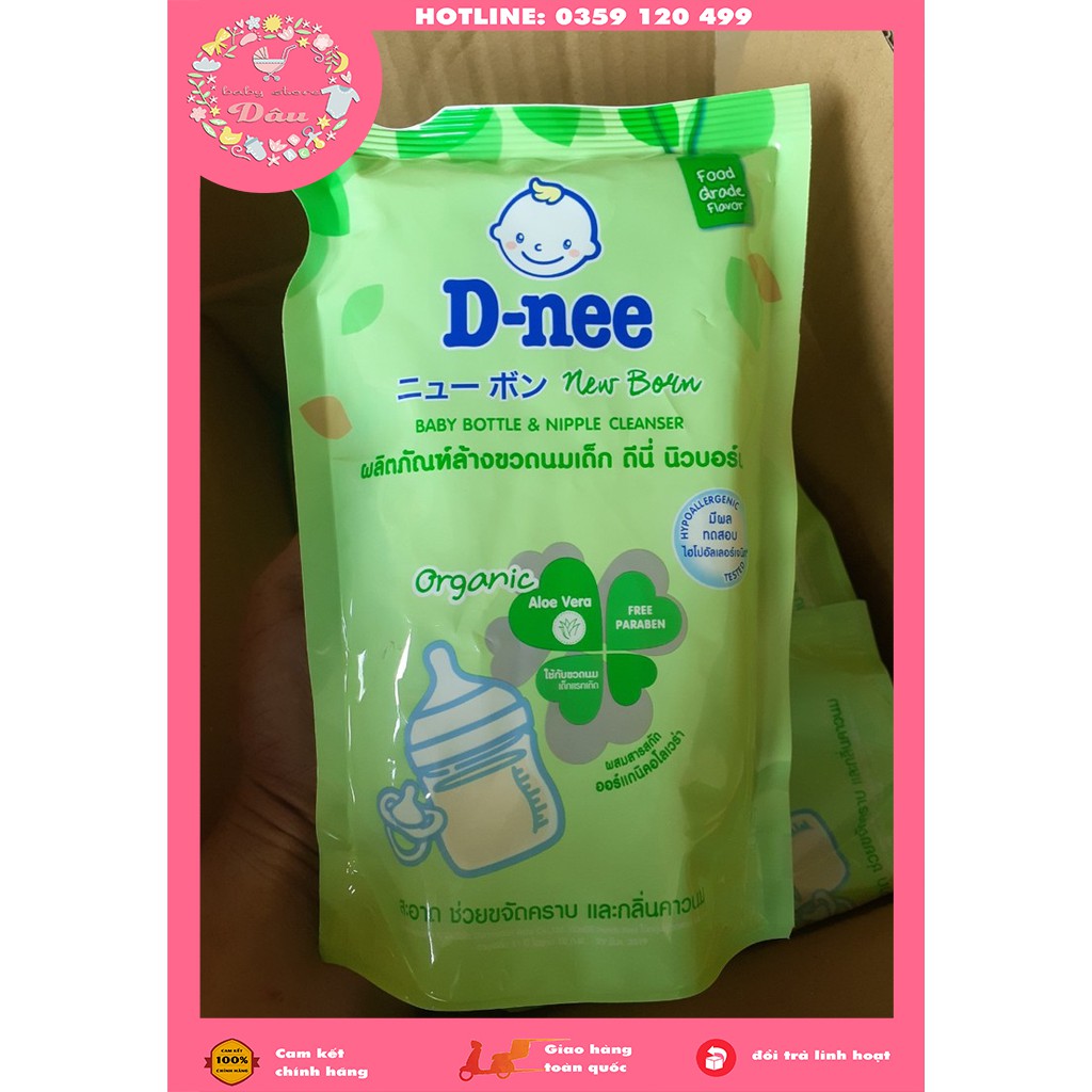 NƯỚC RỬA BÌNH DNEE THÁI ORGANIC TÚI 600ML / CHAI 620ML