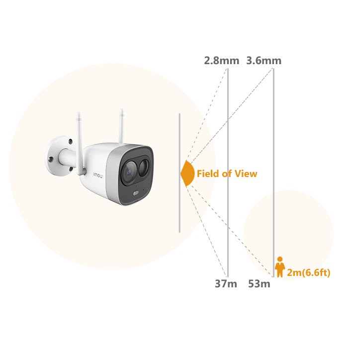 Camera IP Imou Outdoor New Bullet G26EP 1080P (Bản Quốc Tế)