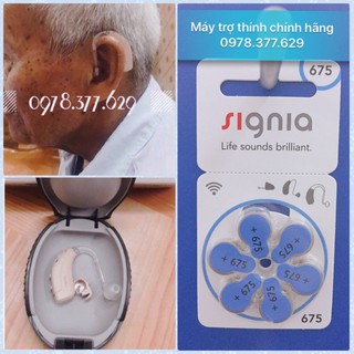 Pin máy trợ thính Signia số 675