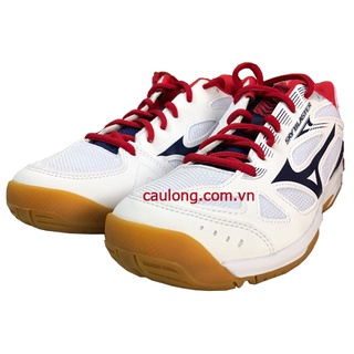 Giày Cầu Lông Mizuno Sky Blaster Trắng Đỏ