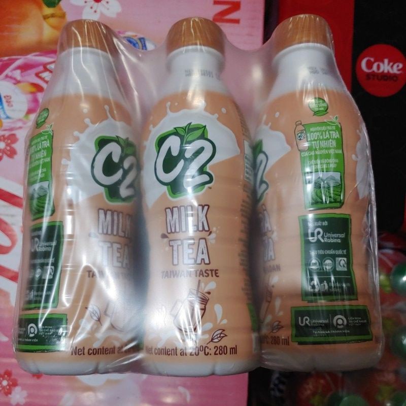 Trà sữa C2 vị Đài Loan chai 280ml