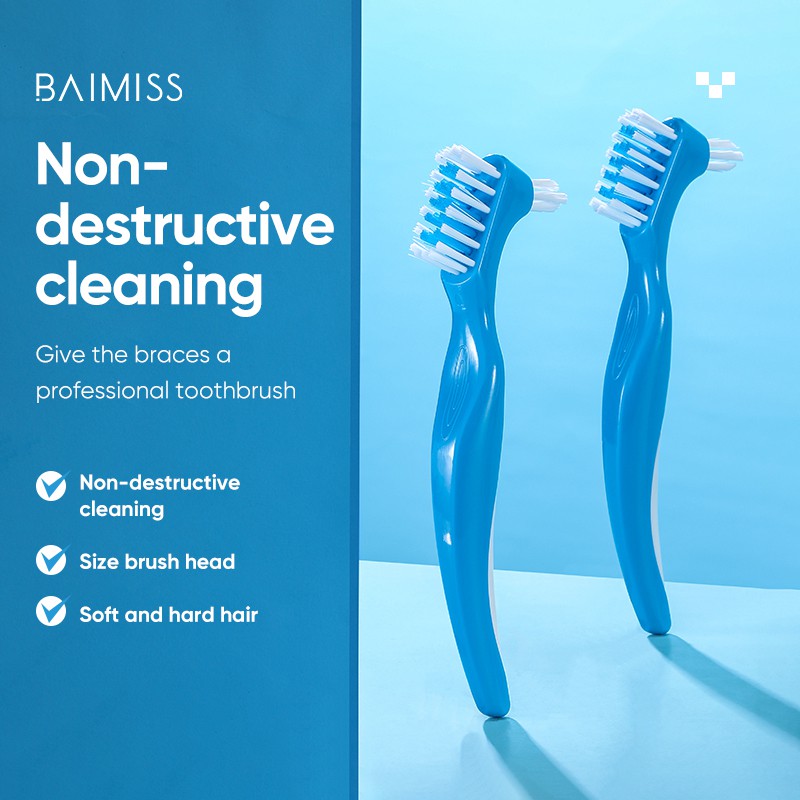 Bàn chải vệ sinh răng miệng BAIMISS cho chỉnh nha 80g