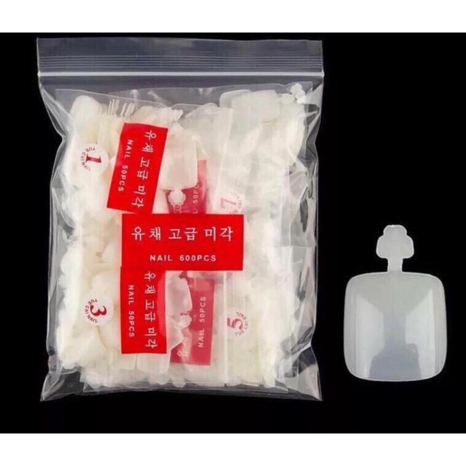 Móng úp Chân HSM Chính Hãng From Chuẩn - Túi 600 Móng Đủ Size
