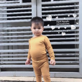Combo 5 bộ thun lạnh cạp cao cho bé