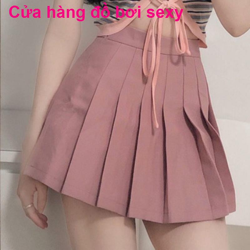 Single / Two-piece Suit Hàn Quốc Mùa hè 2021 Áo thun ôm rốn + Chân váy xếp li Xu hướng [Giao hàng trong vòng 15