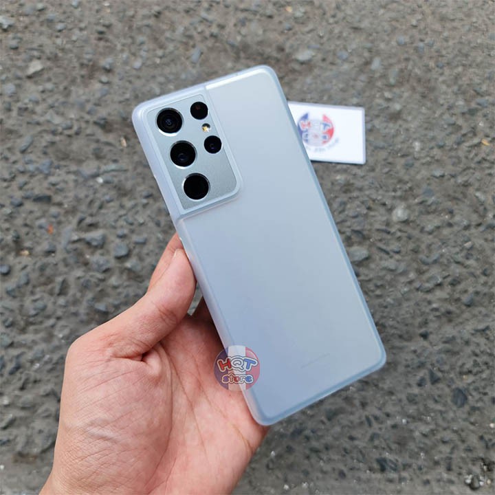 Ốp lưng siêu mỏng Ultra Slim 0.4mm S21 Ultra / S21 Plus / S21 Chống bám vân tay | BigBuy360 - bigbuy360.vn