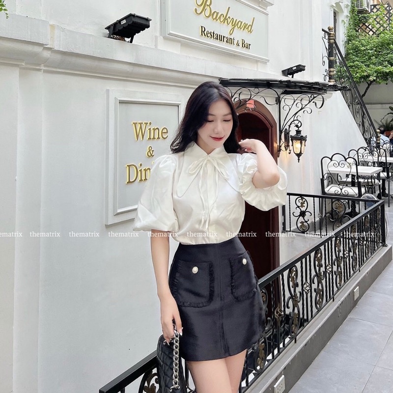 Chân váy tafta túi hộp (ảnh thật tự chụp)