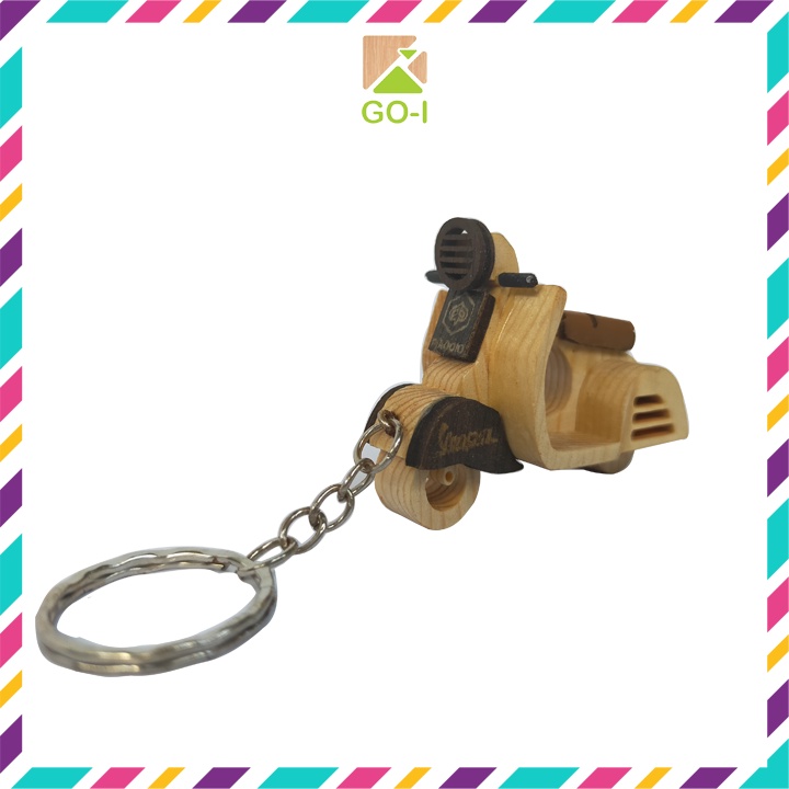 Móc Khóa Xe Vespa Gỗ Tạo Nên Phong Cách Riêng Của Bạn