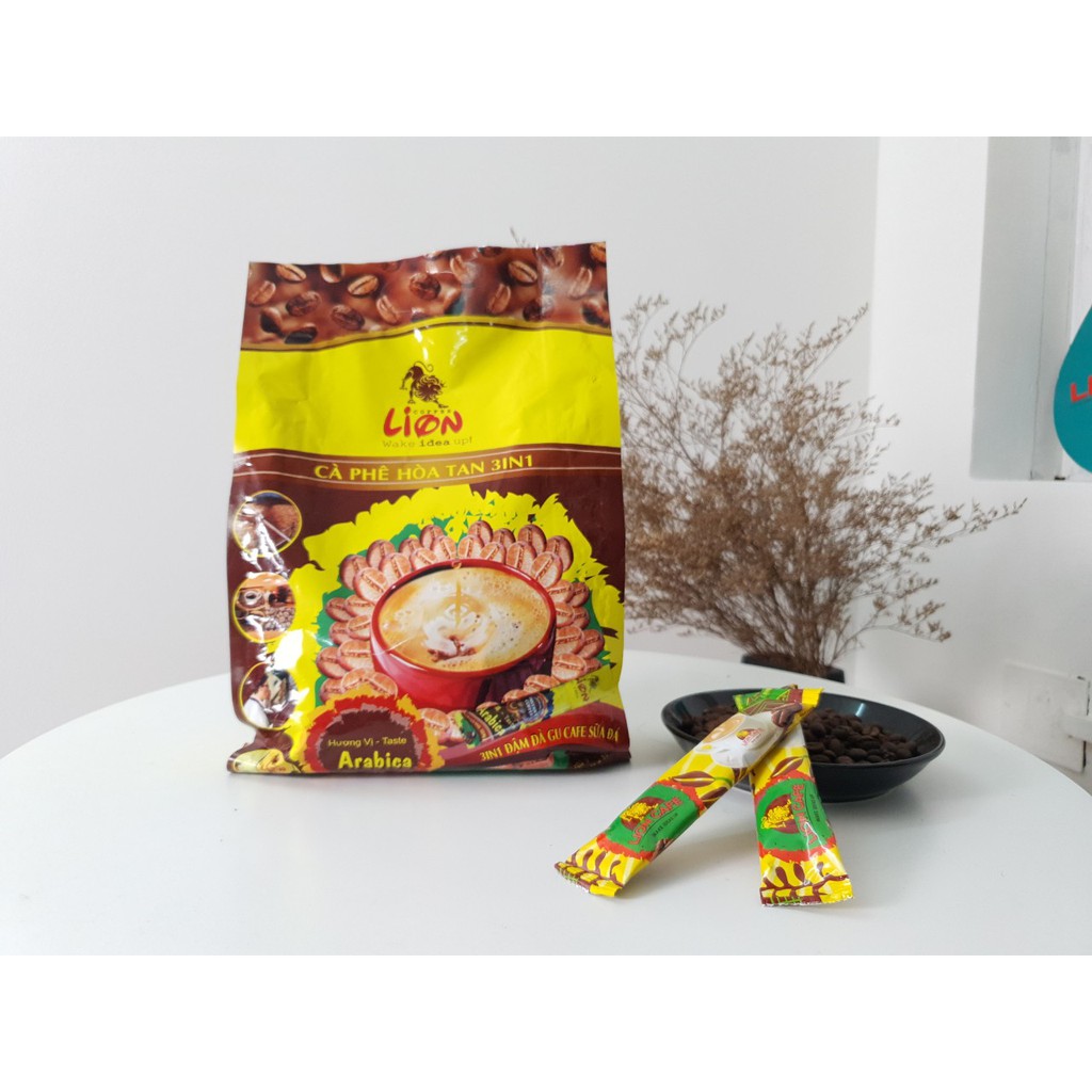 Cafe hoà tan Lion 3in1 18gr/que - 100% cà phê nguyên chất - TOP bán chạy - Thơm ngon đậm vị cafe | BigBuy360 - bigbuy360.vn