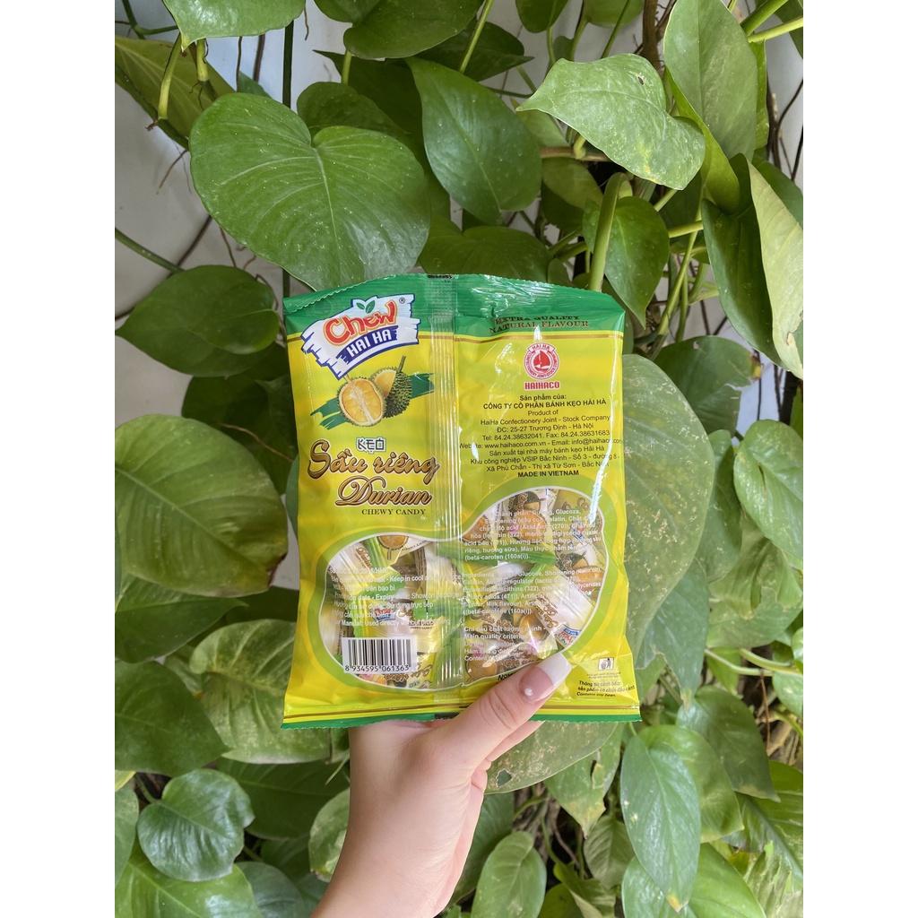 Kẹo Mềm Chew Hải Hà Hương Sầu Riêng (Gói 100g)