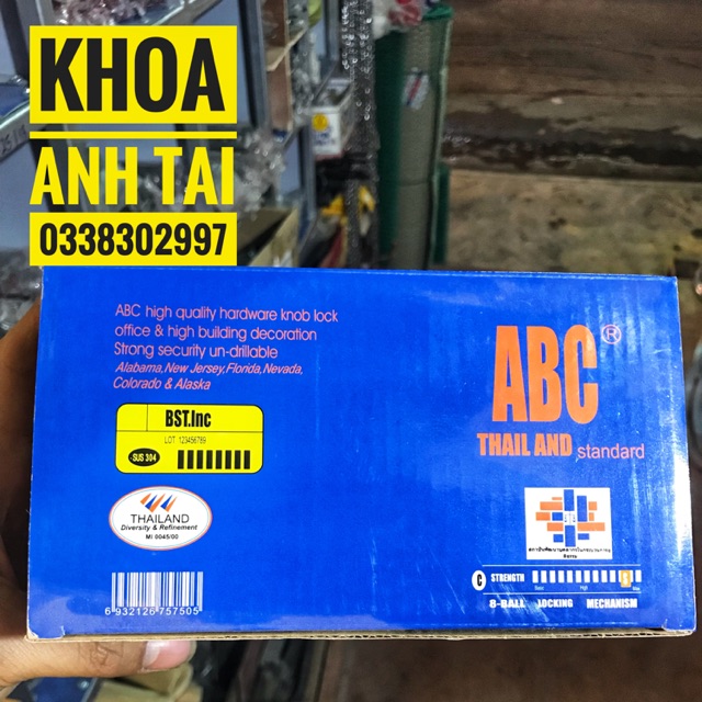 Khoá tay nắm tròn ABC Thailand