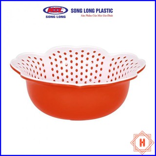 Song Long Plastic Rổ đôi bông mai tiện dụng { H }