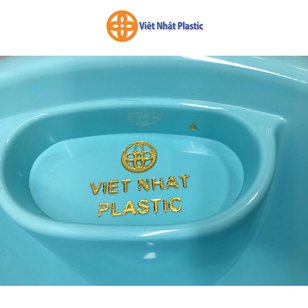 Chậu tắm nhựa cho bé hình Elip Việt Nhật Plastic có giá đỡ