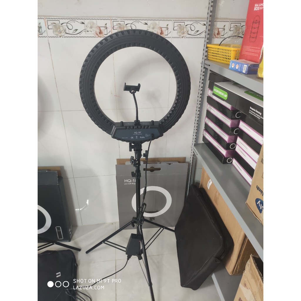 SALE BỘ ĐÈN LIVESTREAM 45CM   SIZE LỚN  CÓ REMOTE  ĐIỀU KHIỂN TỪ XA VIDEO Sản Phẩm