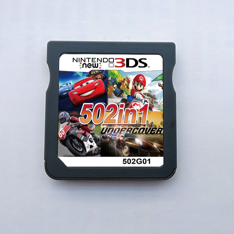 502 Games in 1 Video Game Cartridge for Original Nintendo NDS NDSL NDSI NDSiLL/XL 2DSLL/XL 2DS 3DS 3DSLL/XL