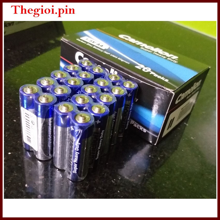 [BÁN CHẠY ] HỘP 40 VIÊN PIN AA,AAA (R6P, R03P) CAMELION ( 1.5V), Pin carbon, Pin AA, Pin AAA, Pin tiểu, Pin đũa 2a, 3a