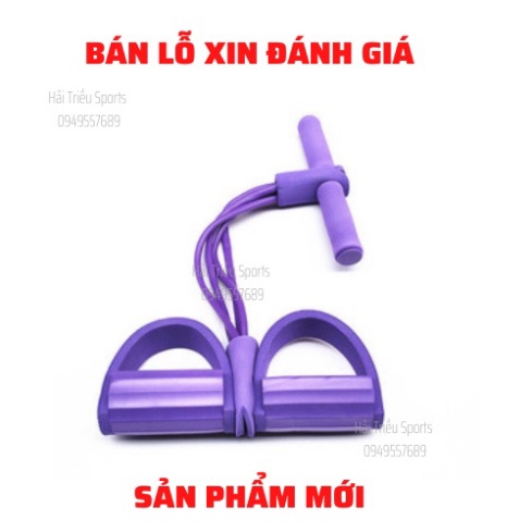 Dây kéo cao su 4 ống tập Gym momo247