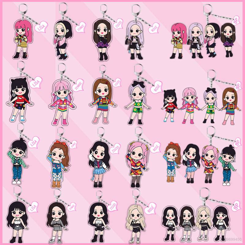 Móc khóa thành viên nhóm BlackPink 10cm tùy chọn