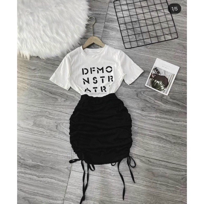 [GIÁ TẬN XƯỞNG] Chân váy rút dây 2 bên hông có quần bảo hộ