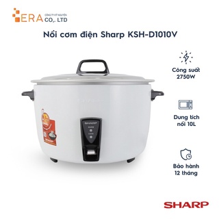 Nồi cơm điện sharp 10l model ksh-d1010v - hàng chính hãng
