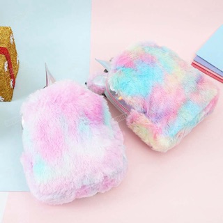 Balo nhung UNICORN BENTOY hologram