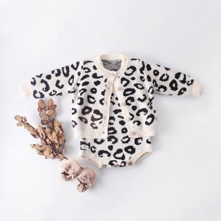 Jumpsuit họa tiết da báo cho bé gái