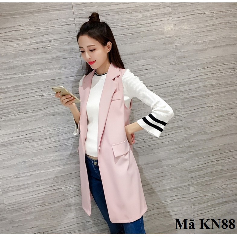 Hàng chuẩn đẹp rẻÁo khoác ghi lê nữ KN88