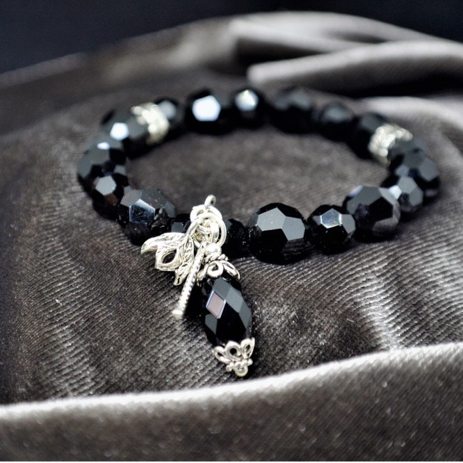 Vòng tay pha lê Áo Swarovski Charm bạc cao cấp