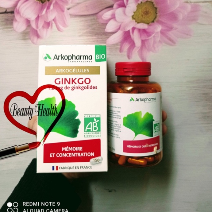 Viên uống bổ não Ginko Arkopharma Pháp