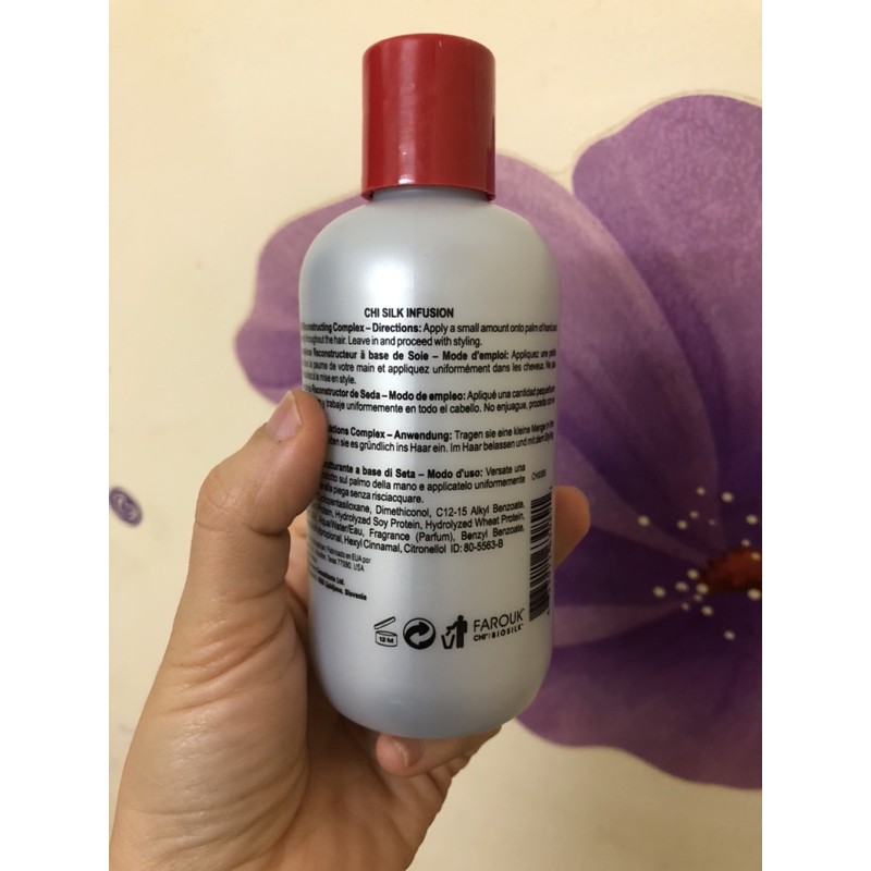 (chuẩn auth có bill) dầu dưỡng tóc CHI Silk Infusion (177ml)