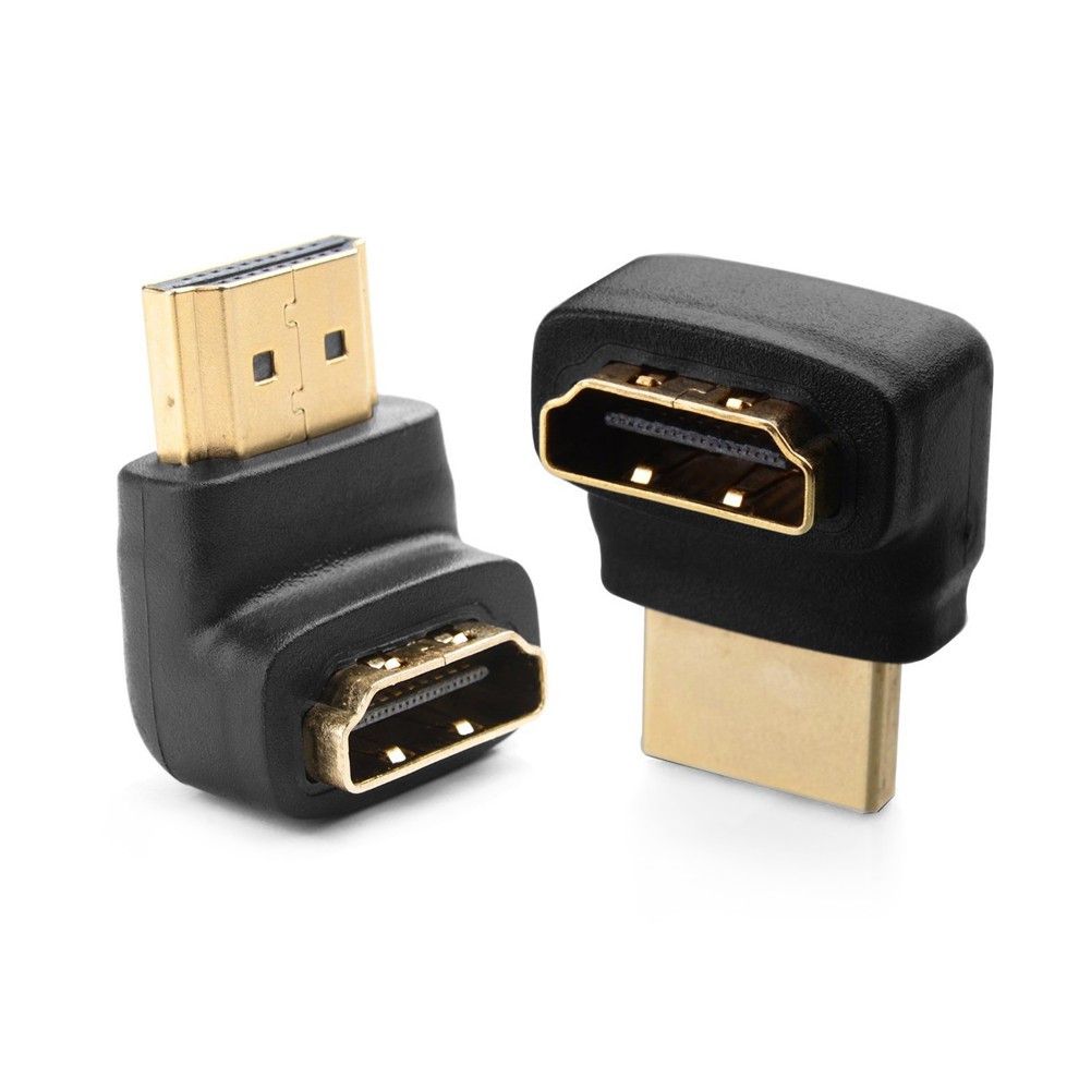 Đầu chuyển đổi đầu cắm HDMI sang lỗ cắm thiết kế góc 90/270 độ