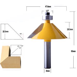 Mũi Phay Gỗ 45 Độ 8mm