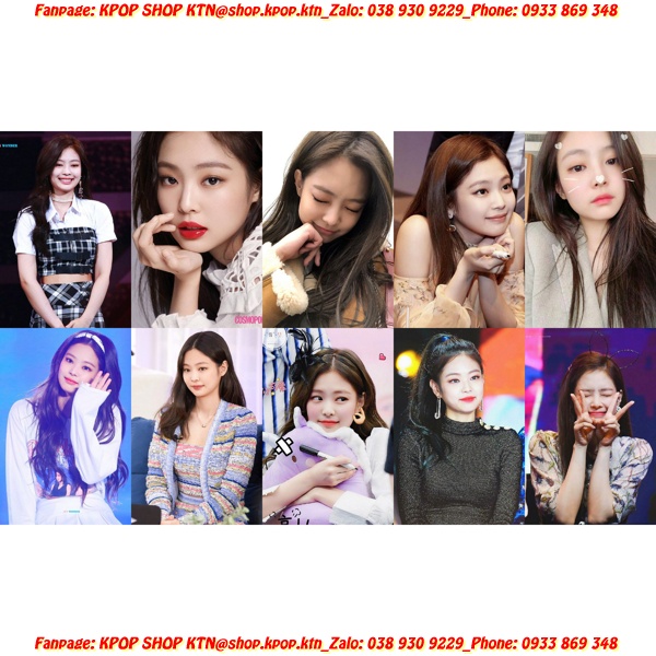 CARD BO GÓC JENNIE BLACK PINK